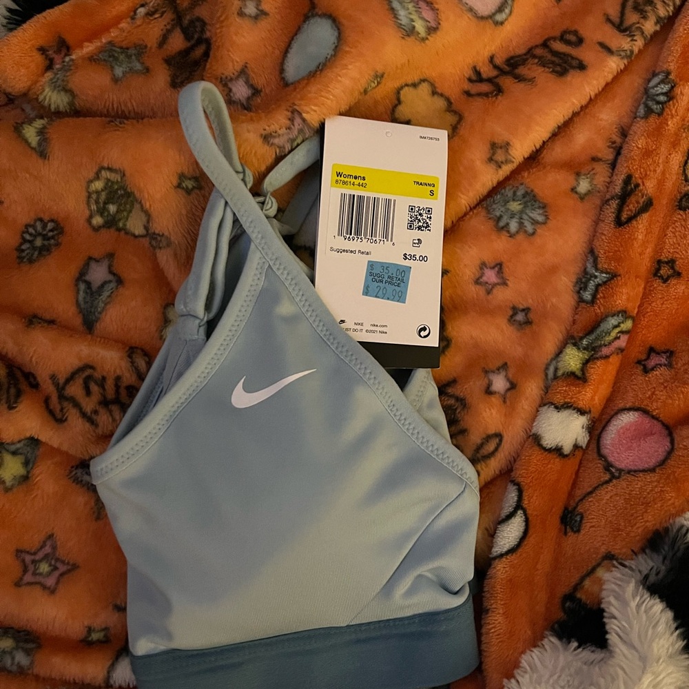 Nike Women's Light Blue Sports Bra